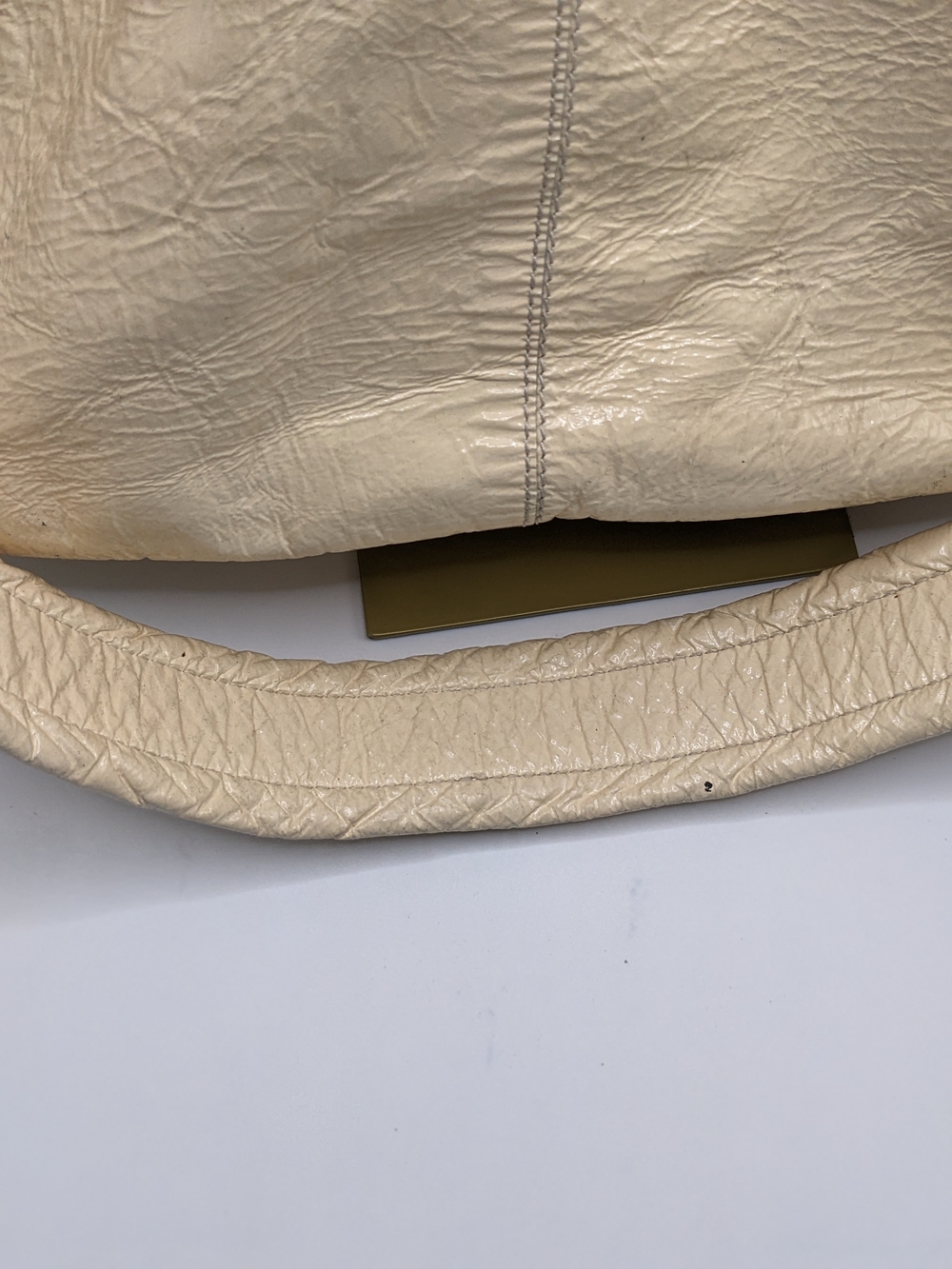 Givenchy Nightingale Large Ivory Cream Leather Satchel Shoulder Bag - Picture 8 of 13